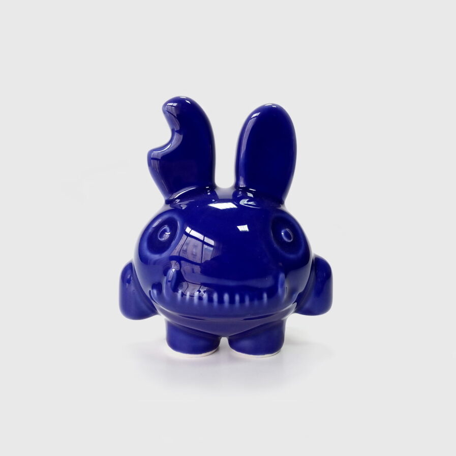 rabbit blue ceramic