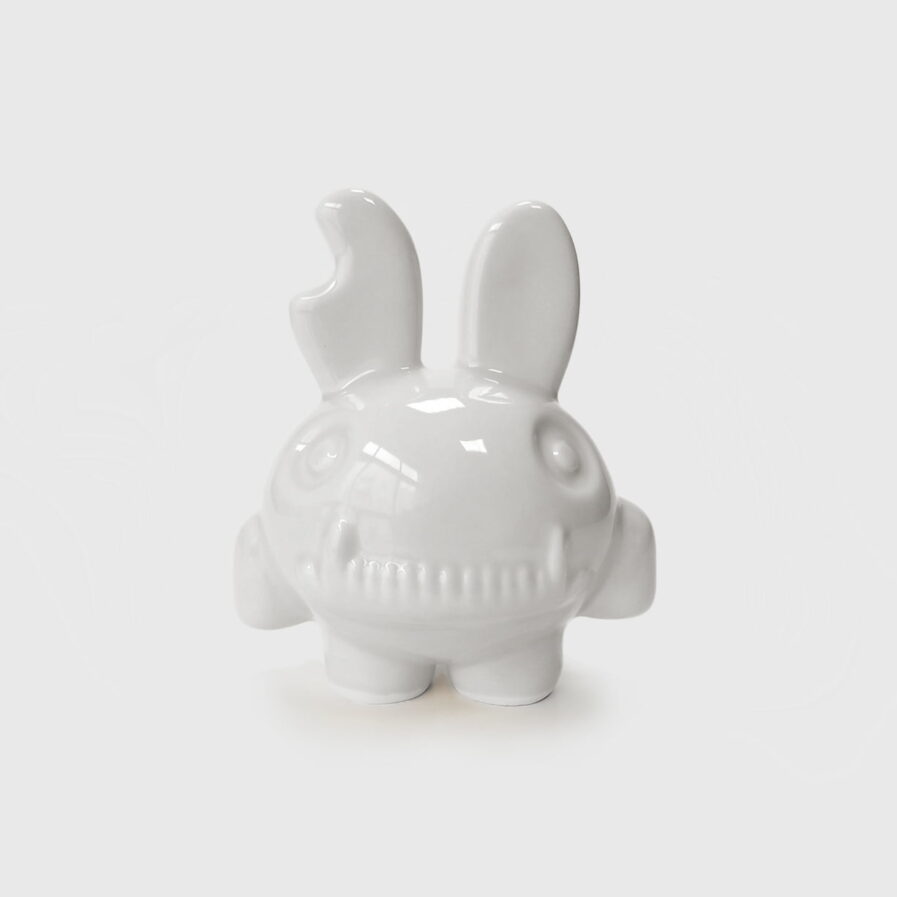 rabbit white ceramic