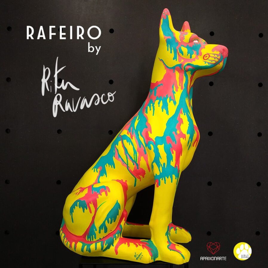 Rafeiro painted by Rita Ravasco at apaixonarte
