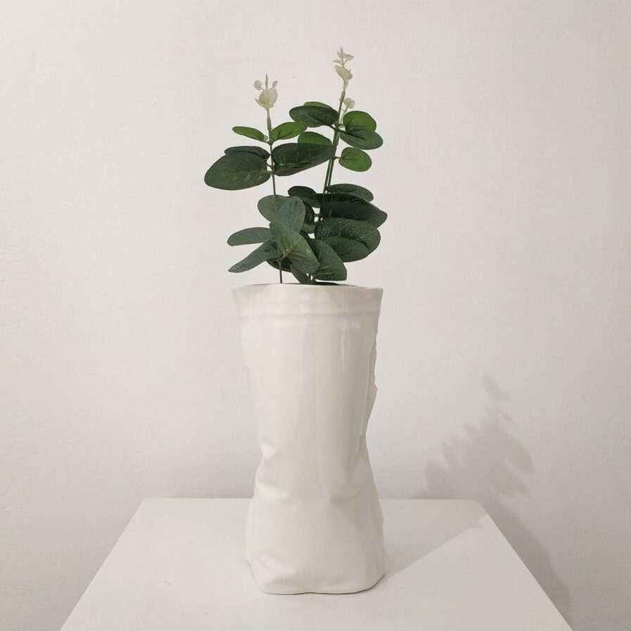 vase flowers, white, leaf