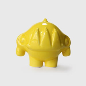 ceramic yellow rhinoceros