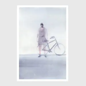 bike print watercolor