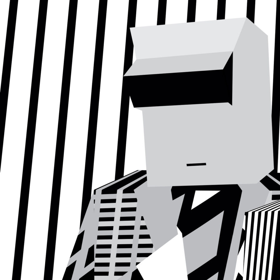 Daft Punk inspired vector art by David Sereno