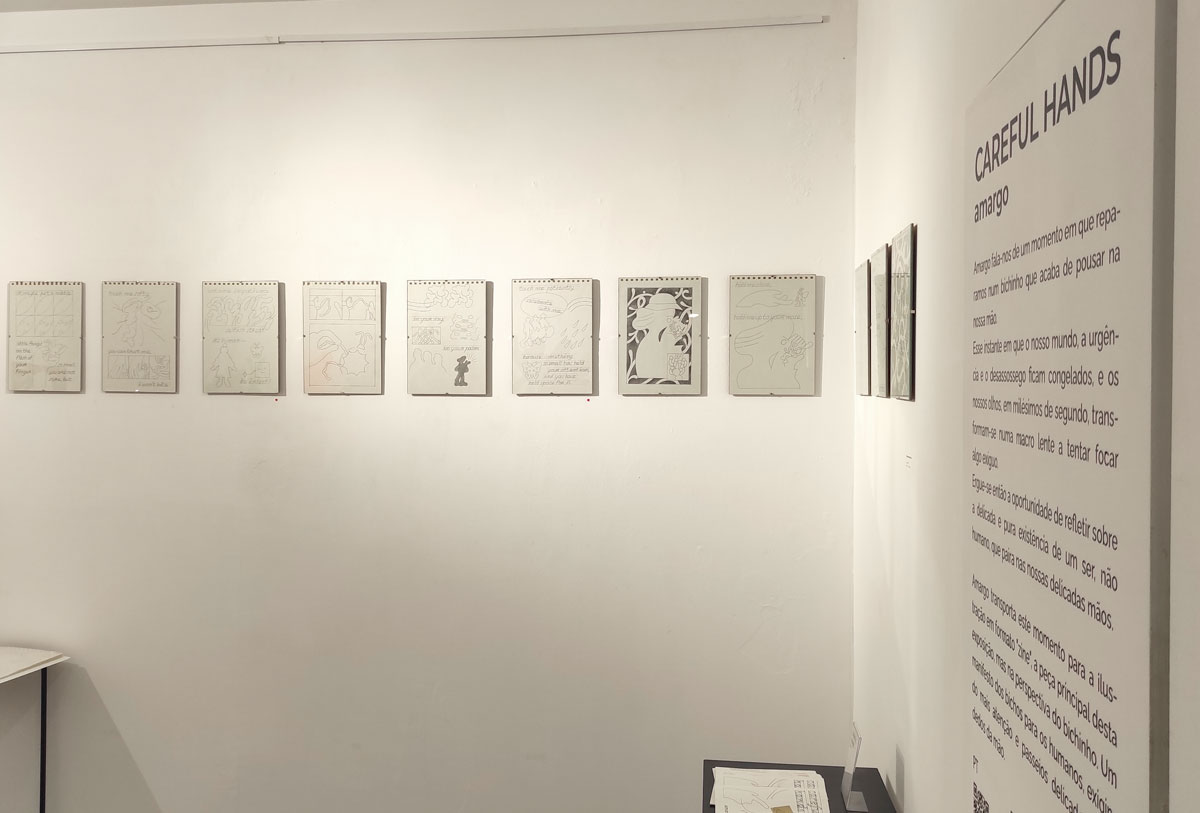 opening amargo's exhibition at Apaixonarte gallery