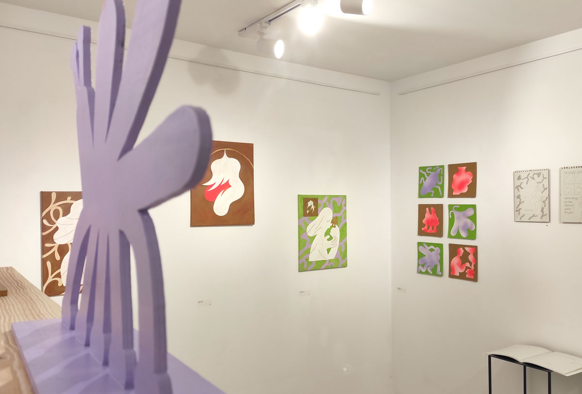 opening amargo's exhibition at Apaixonarte gallery