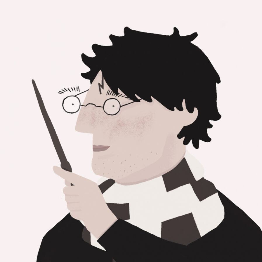 Harry Potter portrait by Adriana Fontelas