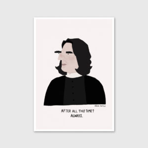 Retrato de Severus Snape por Adriana Fontelas