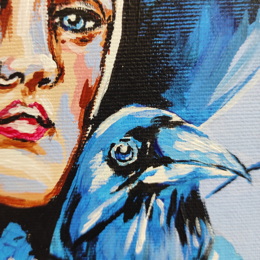 Detail of painting by Marita