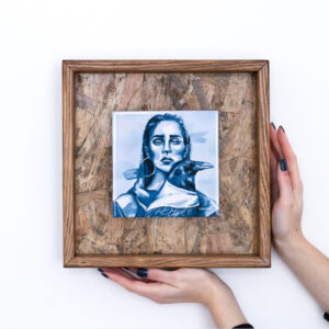 Tile on a frame by Marita