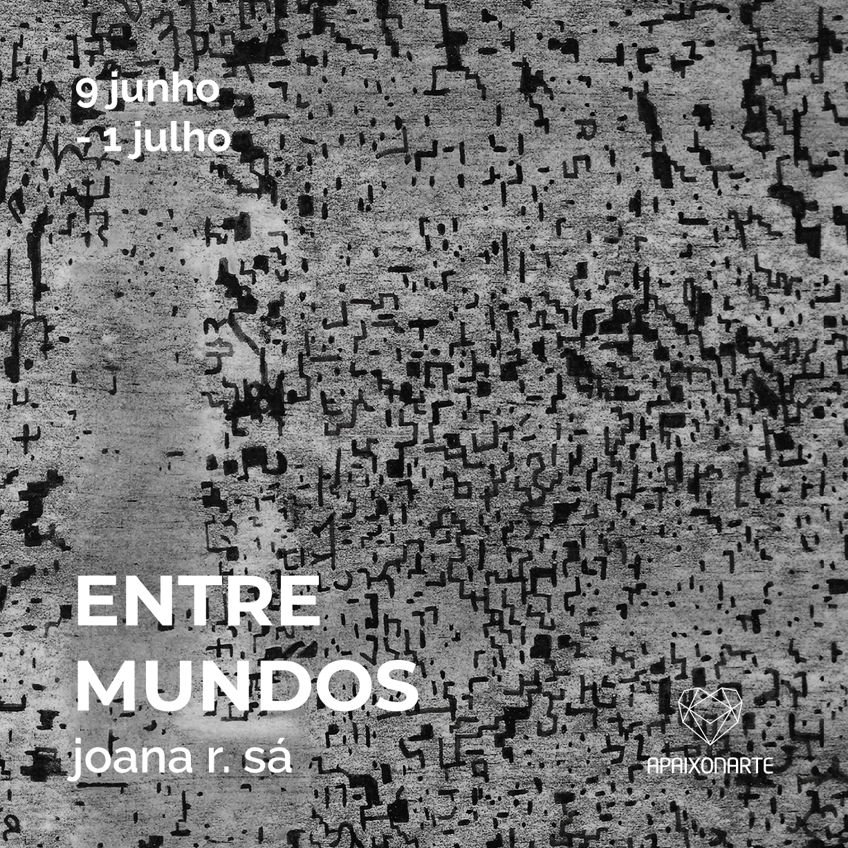 Exhibition poster for Joana R. Sá's exhibition at Apaixonarte